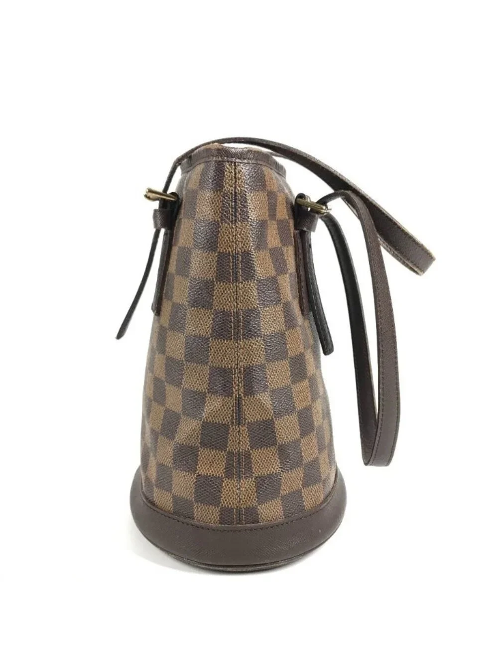 Louis Vuitton Shoulder Bag Marais Damier Graphite Canvas Brown
